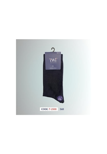 Twisocks Pamuk Soket Düz Karışık Çorap 12'li - Karışık Gri