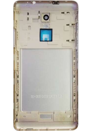 Xiaomi Redmi Note 3 İçin Pil Arka Kapağı Altın Altın