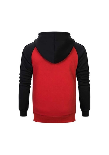 Mötley Crüe Logo Kırmızı Renk Reglan Kol Sweatshirt Kırmızı