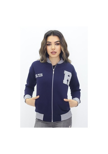 Gala Unisex Fermuarlı Kız Erkek Kolej Ceket 001