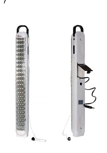 63 Ledli Çekmeli Ipli Fener Şarjlı Işıldak 2 Kademeli Aydınlatma Kamp El Feneri Beyaz