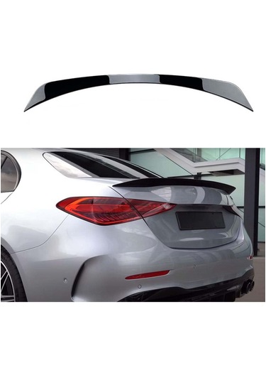 Mercedes W206 Bagaj Üstü Spoiler C Serisi 2021+ C63s Piano Black