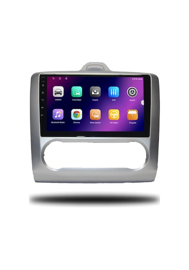 Carplayer Ford Focus 2 2007-2011 Dijital Klima Uyumlu Android Multimedya 6gb Ram 64gb Hafıza