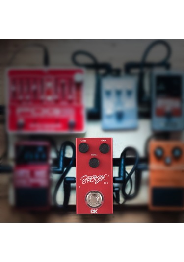 Ruicoo Gitar Efekt Pedalı - Geleneksel Distorsiyon Fonksiyonu, Metal Kasa, 6.35mm Giriş/çıkış, Ton Ve Kazanç Kontrolü