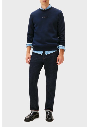 Tommy Hilfiger Erkek Sweat Mw0mw33639 Dw5 Lacivert Lacivert