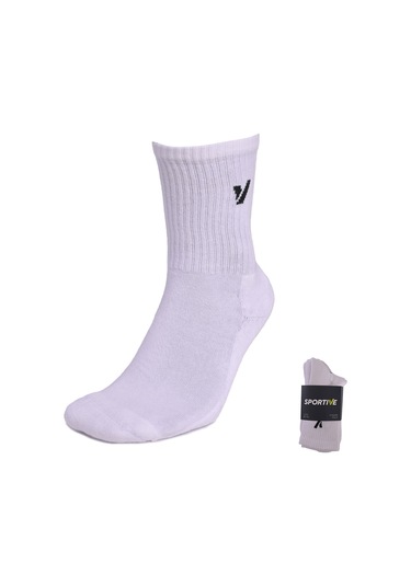 Spt 3'lü Unisex Beyaz Tenis Çorabı 25yuc002-byz 1738478 Beyaz