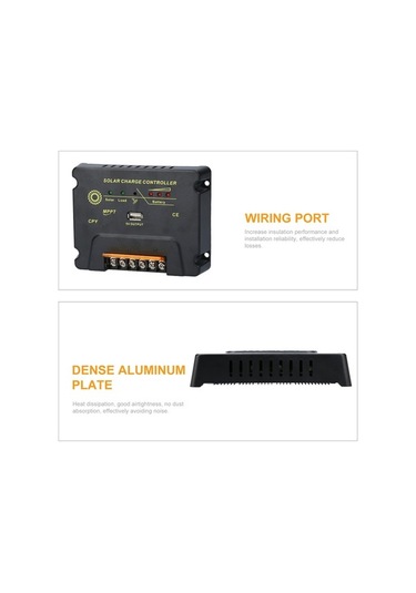 Electric 12v/24v 10a Mppt Güneş Şarj Kontrolcü Cpy-2410 10a Güneş Enerjisi Şarj Cihazı