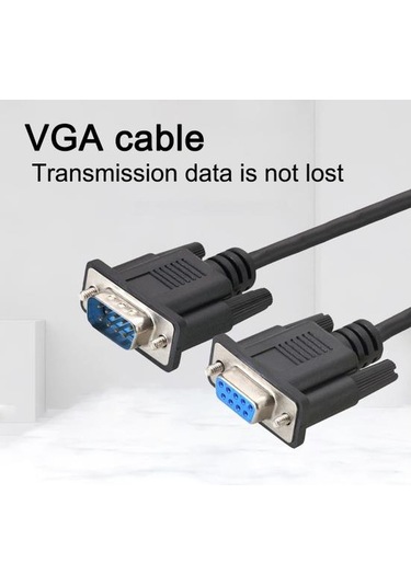 Kullanışlı Vga Uzatma Kablosu Pratik Kompakt Yüksek Hızlı İletim 300cm Straight