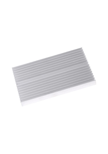 Fosenze Alüminyum Isı Sink 100x60x10mm - Yüksek Soğutma Kapasitesi, Dayanıklı Malzeme İle Elektronik Cihazlar İçin Uygun
