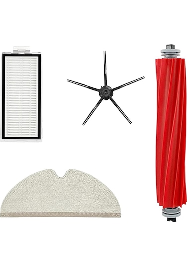 Sointeresting Roborock Q7 Q7+ Q7 Max Q7 Max+ Elektrikli Süpürge Yedek Parçaları Ana Fırça Hepa Filtre Yan Fırça Paspas Bezi