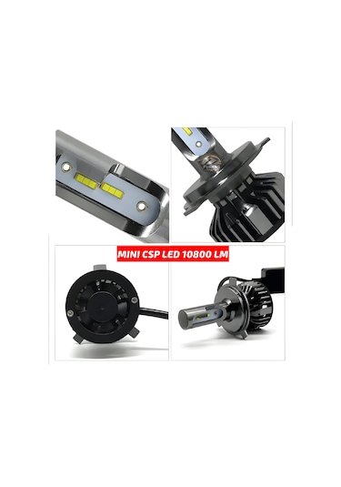 Hyundai Accent Era 2006-2012 Uzun-kısa Far Uyumlu Şimşek Etkilii Led Xenon Premium Series H4