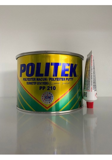 Polıtek Polyester Macun 2700 Gram + 100 Gram Sarı