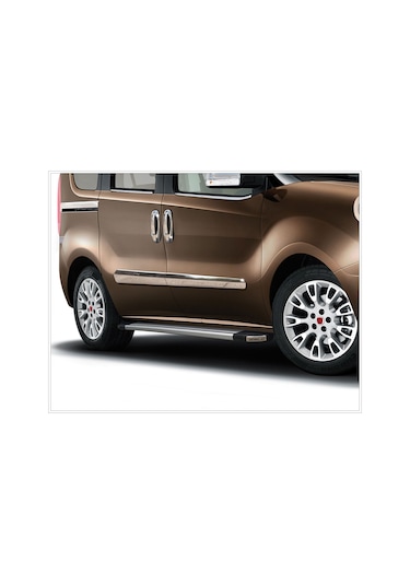 Fiat Doblo Krom Yan Kapı Çıtası 4 Kapı 2010-2022 P. Çelik