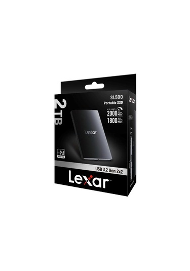 Lexar Professional LSL500X002T-RNBNG SL500 2TB USB 3.2 Taşınabilir Disk