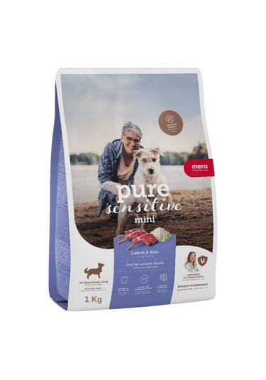 Mera Pure Sensitive Mini Adult Kuzu Etli Küçük Irk Yetişkin Köpek Maması 1 KG