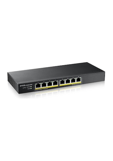 Zyxel GS1915-8EP 8 Port 10/100/1000 Mbps Yönetilebilir Switch