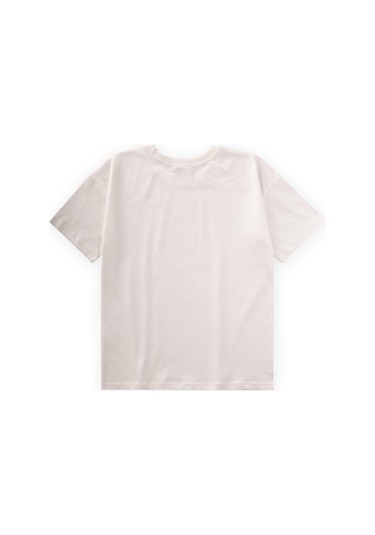 T-shırt 8-14 Yaş Kırık Beyaz Kırık Beyaz