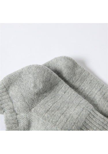 Willowhaven Erkek Bilek Çorapları - Nem Emici Siyah Pamuklu Kalın Düz Renkli 8 Çift Siyah