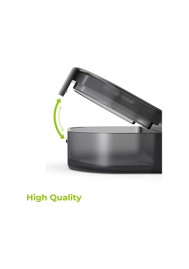 Kangvka Haftalık 14 Bölmeli Sağlık Kutusu, Tarihli Markalı, Su Geçirmez, Nem Ve Toz Koruyucu, Plastik İlaç Depolama Kutusu Siyah