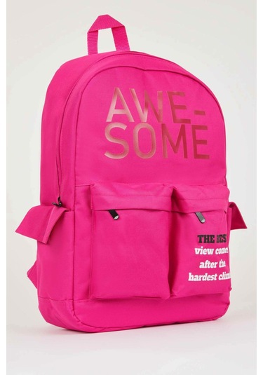 Defacto Kadın Okul Sırt Çantası A3299AXNSPN225 Pembe