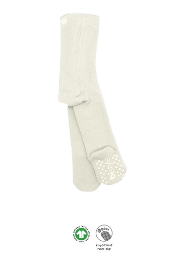 Melonika Kaymaz Basic Külotlu Çorap 50501 Ekru Çok Renkli