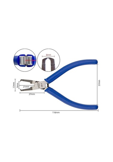 Dancemonkey Hsd Hs-5 4,5 İnç Krom Vanadyum Dövme Pense