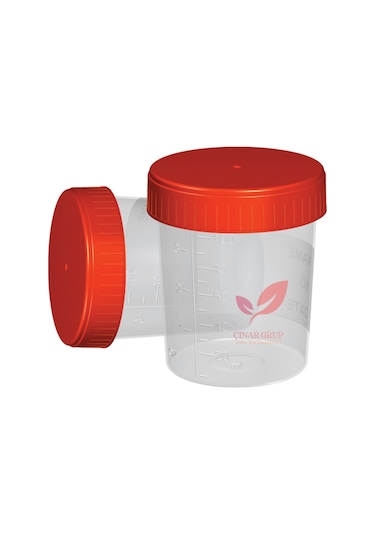 Plastik İdrar Numune Kabı Aseptik Poşetli Steril Beheri 100 ML 100 Adet