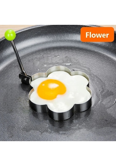Prosperlink Paslanmaz Çelik Yumurta Kalıbı - Kahvaltı Ve Omlet Pişirme Aletiparça Sayısı: 1 Mavi