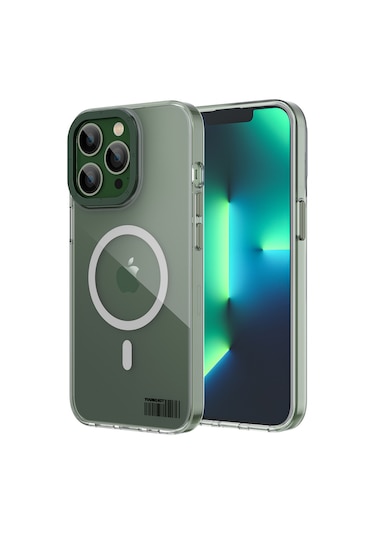 Youngkit iPhone 13 Pro Uyumlu Kılıf Magsafe Şarj Özellikli Youngkit Coloured Glaze Serisi Kapak YOUNGKİT-TA84722