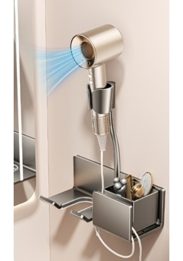 Wondernest Yok, Saç Punch Makinesi, Lichen Kurutma Banyo Seti, Tutacağı Bp Gri