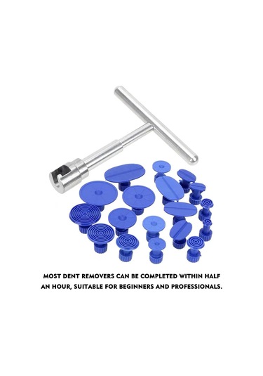 Qingmipy Oto Gövde Çukurluk Tamiri Seti - Boya Olmadan Halka Ve Darbe Yaranları Tamiri, Alüminyum T Tipi Kaydırıcı Çekiç İle 18 Parça Saksi, Metal, Cam Ve Seramik Üzerinde Kullanımı