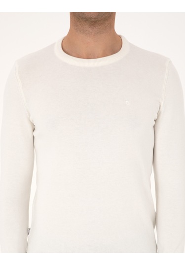 Pierre Cardin Erkek Ekru Kazak /triko 50315509-vr019 Ekru