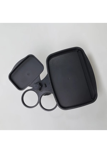 Chuangyinshop Black- Dayanıklı Kompakt Ayarlanabilir Araç Bardak Tutucu Organizatör Kaymaz Taban