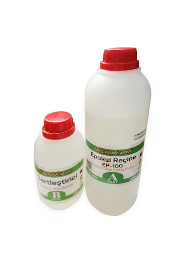 Epakem Crystal Resin Epoksi Kristal Reçine 1500 Cc 1.5 Kg