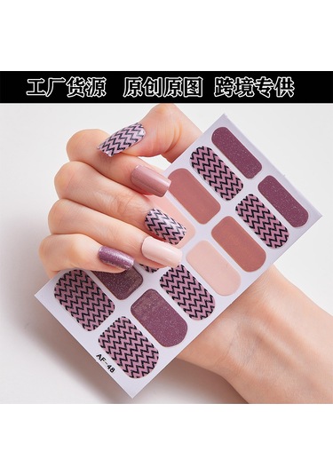 Qingmipy 14 Adet Kırmızı Jel Tırnak Sticker Seti - Uv/led Lambayla Sabitlenir - 2 Hafta Dayanıklı - Tırnak Fırçası Ve Palet İçerir