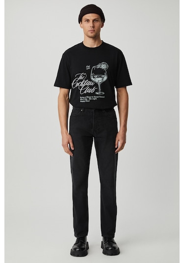 BRUNO Erkek Regular Fit Rahat Kesim Kalın Dokulu Yıkama Efektli Magic Denim Antrasit Jeans