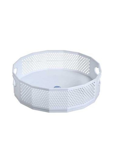 Novahub Beyaz 360 Derece Dönen Baharat Rafı - Büyük, Pratik Ve Dayanıklı Baharat Organizatörü Beyaz