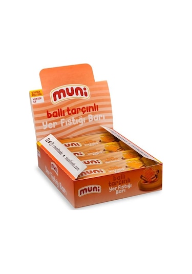 Muni Ballı Tarçınlı Yer Fıstığı Barı 12 x 40 G
