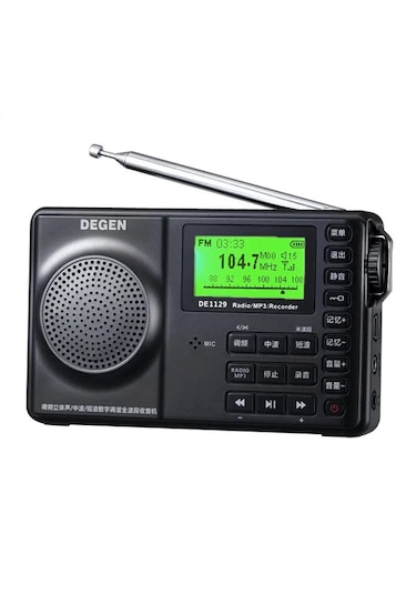 Degen DE1129 Fm Stereo/am/sw Dsp Ats 4 GB Mp3 Çalar Dijital Radyo