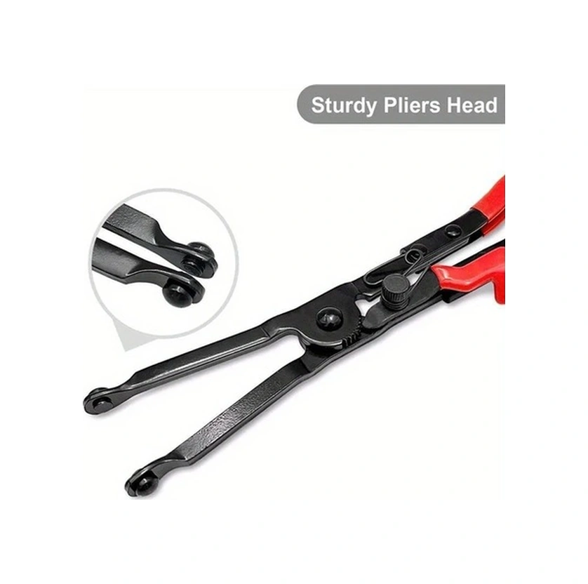 Trendooze Gaojunshop01 Kırmızı Pratik Otomobil Egzoz Boru Kelepçesi Aleti