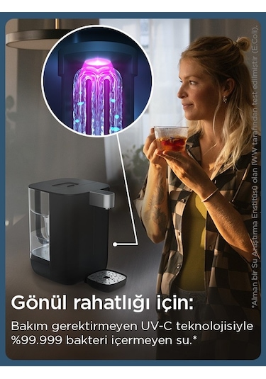 Brıta Cube Tezgah Üstü Su Arıtma Cihazı Siyah 4,0 L 4006387136734 1 Adet