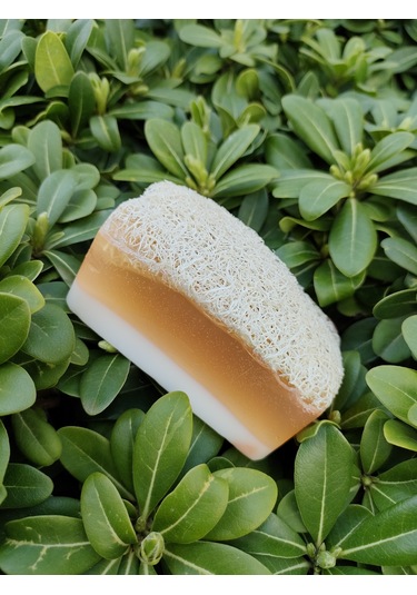 Doğal Kabak Lifli Ballı Keçi Sütlü Sabun