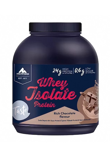 Multipower %100 Whey Isolate Protein 2000 Gr Çikolata Aromalı