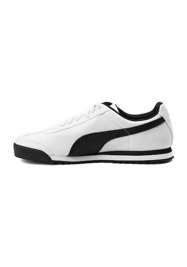 Puma Roma Basic White-black Unisex Beyaz Sneaker 35357204 Beyaz