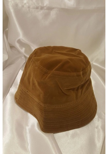 Şapka Bucket Şapka Balıkçı Kova Şapka Unisex Yuvarlak Şapka Kahve Kadife ÇoK Renkli Çok Renkli