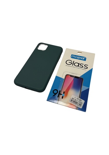 İphone Uyumlu 11 Pro Max Yeşil Silikon Kılıf Kırılmaz Yeşil