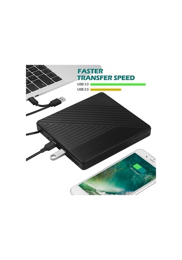 Sones Usb 3.0 Ve Type-c Dvd Sürücü Oynatıcı Harici Optik Sürücü