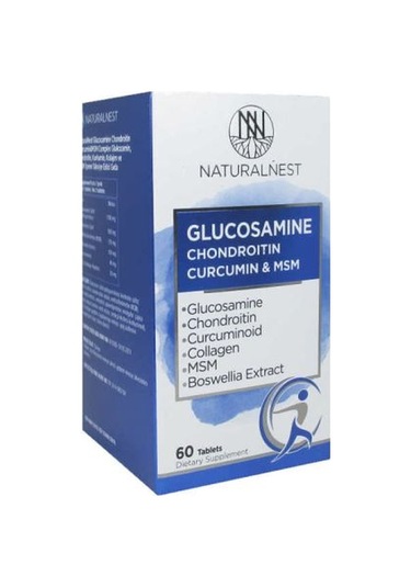 Natural Nest Glucosamine Chondroitin Curcumin & Msm Complex 60 Ta