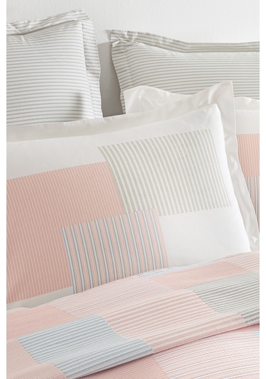 Puffy Romarin Tek Kişilik Ranforce Pike Takımı - Blush