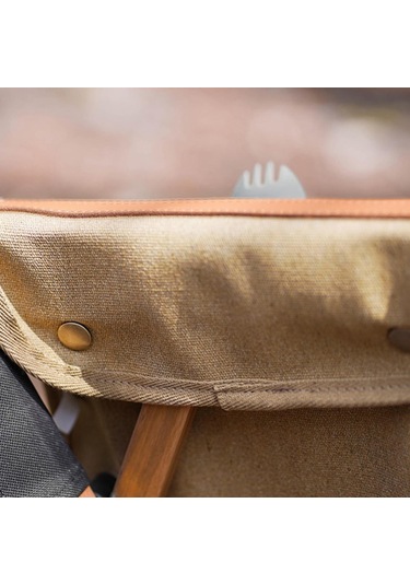 Homyl Koltuk Yan Cep Sandalye Kamp Atıştırmalıkları Haki Haki Çok Renkli